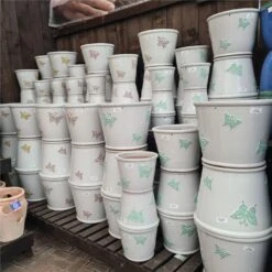 Woodlodge 31cm Butterfly Mix Pot (Choice Of 3) 9 Woodlodge 31cm Butterfly Mix Pot (Choice Of 3) -Water N Plants Sales Store 30179013 4