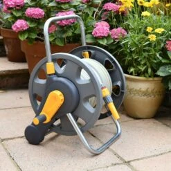 Hozelock 2-in-1 Assembled Empty Hose Reel -Water N Plants Sales Store 5010646046473 3