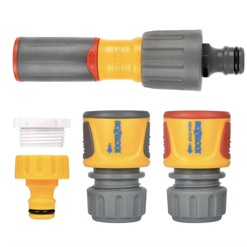 Hozelock 3-in-1 Nozzle Plus & Fittings Starter Set 3 Hozelock 3-in-1 Nozzle Plus & Fittings Starter Set