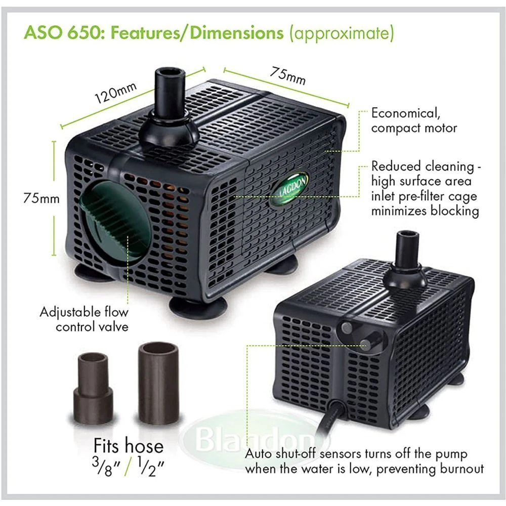 Blagdon 650 Auto Shut-Off Water Feature Pump 5 Blagdon 650 Auto Shut-Off Water Feature Pump - Image 3