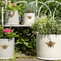 Woodlodge 29cm Wisteria Bee Cylinder Planter