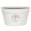 Woodlodge 26cm White Edwardian Glazed Wall Planter 1 Woodlodge 26cm White Edwardian Glazed Wall Planter -Water N Plants Sales Store 5021346475678