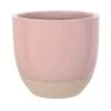 Woodlodge 38cm Pastel Pink Glazed Egg Pot 1 Woodlodge 38cm Pastel Pink Glazed Egg Pot -Water N Plants Sales Store 5021346501995