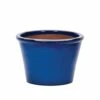 APTA 31cm Blue Saigon Glazed Bowl Planter -Water N Plants Sales Store 5022413588246
