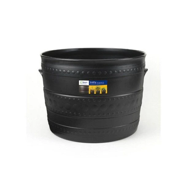Stewarts 50cm Black Large Smithy Plastic Patio Tub 3 Stewarts 50cm Black Large Smithy Plastic Patio Tub