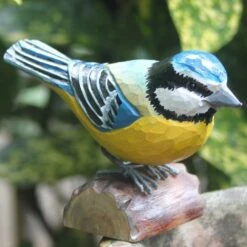 Primus 12cm RSPB Hand Crafted Wooden Blue Tit -Water N Plants Sales Store 5023353231025 2