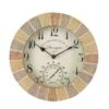 Outside In 10" Stonegate Wall Clock & Thermometer