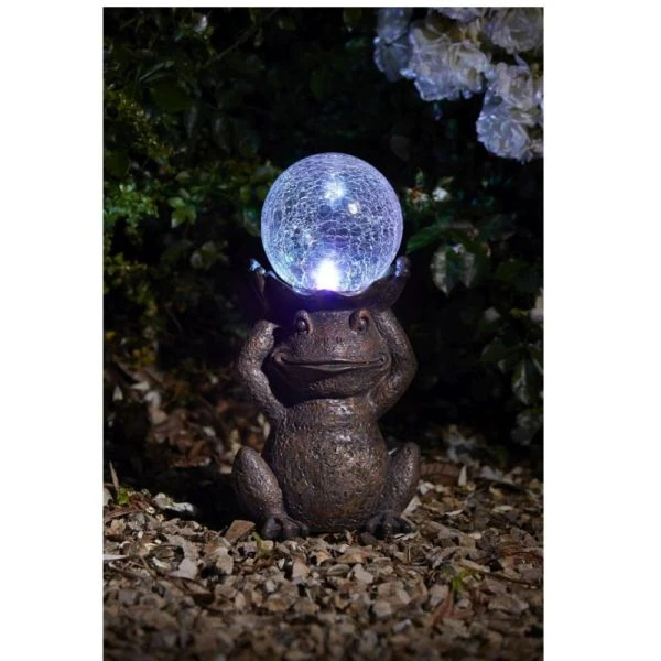 Smart Solar 41cm Gazing Frog Colour Changing Light 3 Smart Solar 41cm Gazing Frog Colour Changing Light