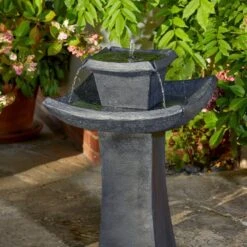 Smart Solar 72cm Pagoda Water Solar Feature -Water N Plants Sales Store 5050642019873 4