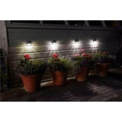Smart Solar SuperBright Fence, Wall & Post Light - 4 Pack -Water N Plants Sales Store 5050642027366 2