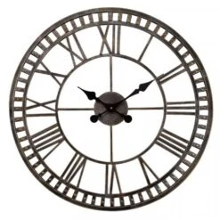 Outside In 23" Buxton Metal Wall Clock