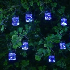 Smart Solar 10 Firefly LED Opal Jar String Lights 8 Smart Solar 10 Firefly LED Opal Jar String Lights -Water N Plants Sales Store 5050642067638 3
