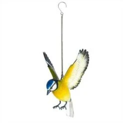 La Hacienda Hanging Metal Blue Tit In Flight