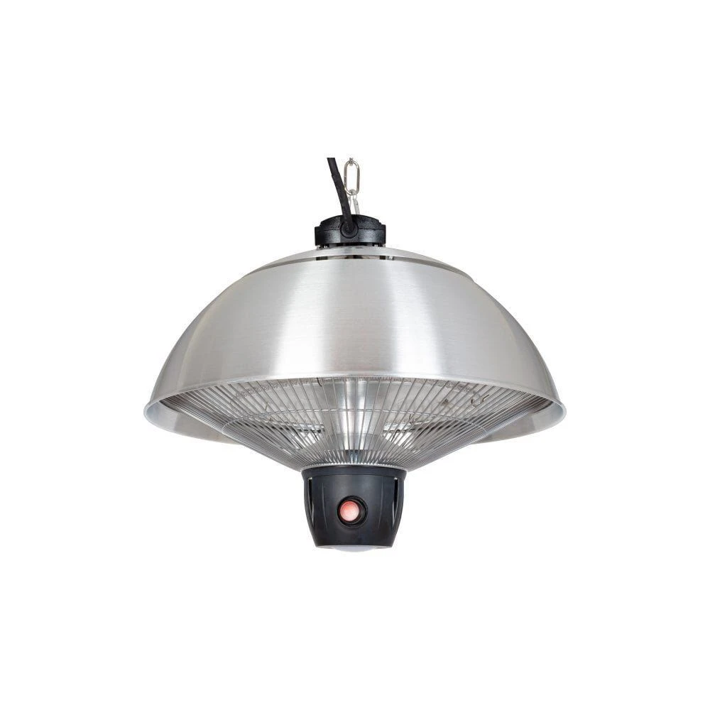 La Hacienda 41cm Silver Hanging Mushroom Patio Heater 3 La Hacienda 41cm Silver Hanging Mushroom Patio Heater
