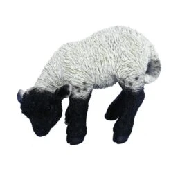 Vivid Arts 31cm Black / White Standing Lamb - XRL-BLLB-D