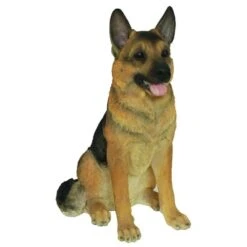 Vivid Arts 55cm Sitting Alsatian Dog - XRL-GSHE-A