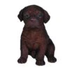 Vivid Arts 17cm Chocolate Labrador Puppy Pet Pals -Water N Plants Sales Store 5055195023773
