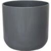 Ivyline 24cm Charcoal Lisbon Planter 1 Ivyline 24cm Charcoal Lisbon Planter -Water N Plants Sales Store 5055352842278