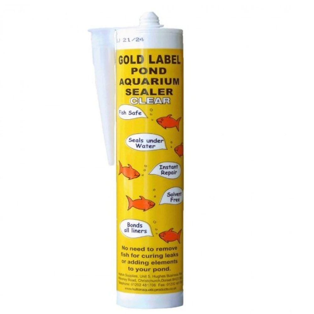 Gold Label 290ml Clear Underwater Pond Sealant 3 Gold Label 290ml Clear Underwater Pond Sealant