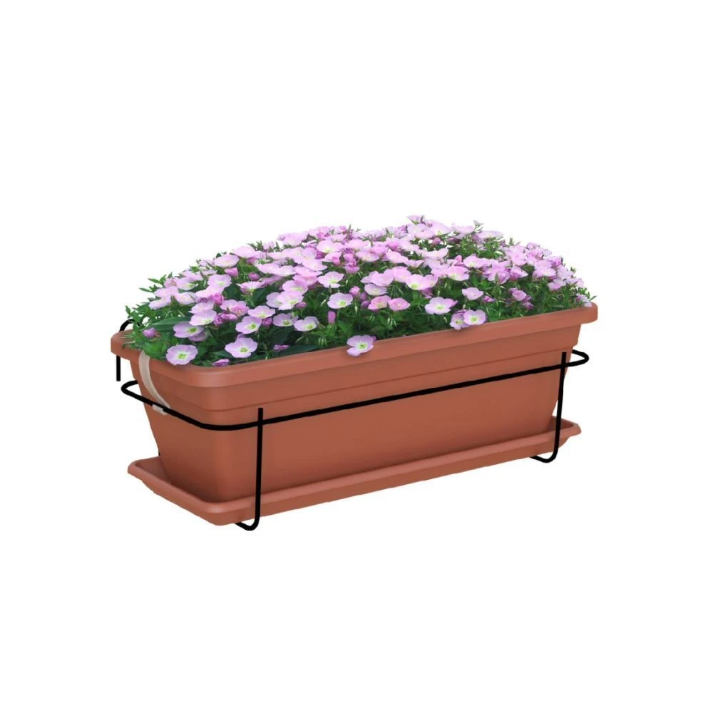 Artevasi 40cm Terracotta Venezia Plant Box Balcony Kit 4 Artevasi 40cm Terracotta Venezia Plant Box Balcony Kit - Image 2