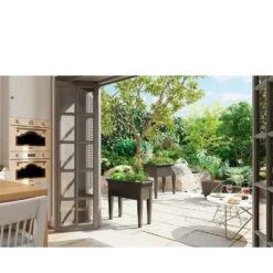 Artevasi 80cm Anthracite Venezia Grow Box Planter -Water N Plants Sales Store 5600442825183 3