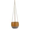 Edelman 13.5cm Ochre Resa Hanging Houseplant Pot