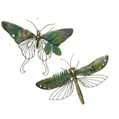 Kaemingk 45cm Iron Insect Outdoor Wall Art (Choice Of 2)